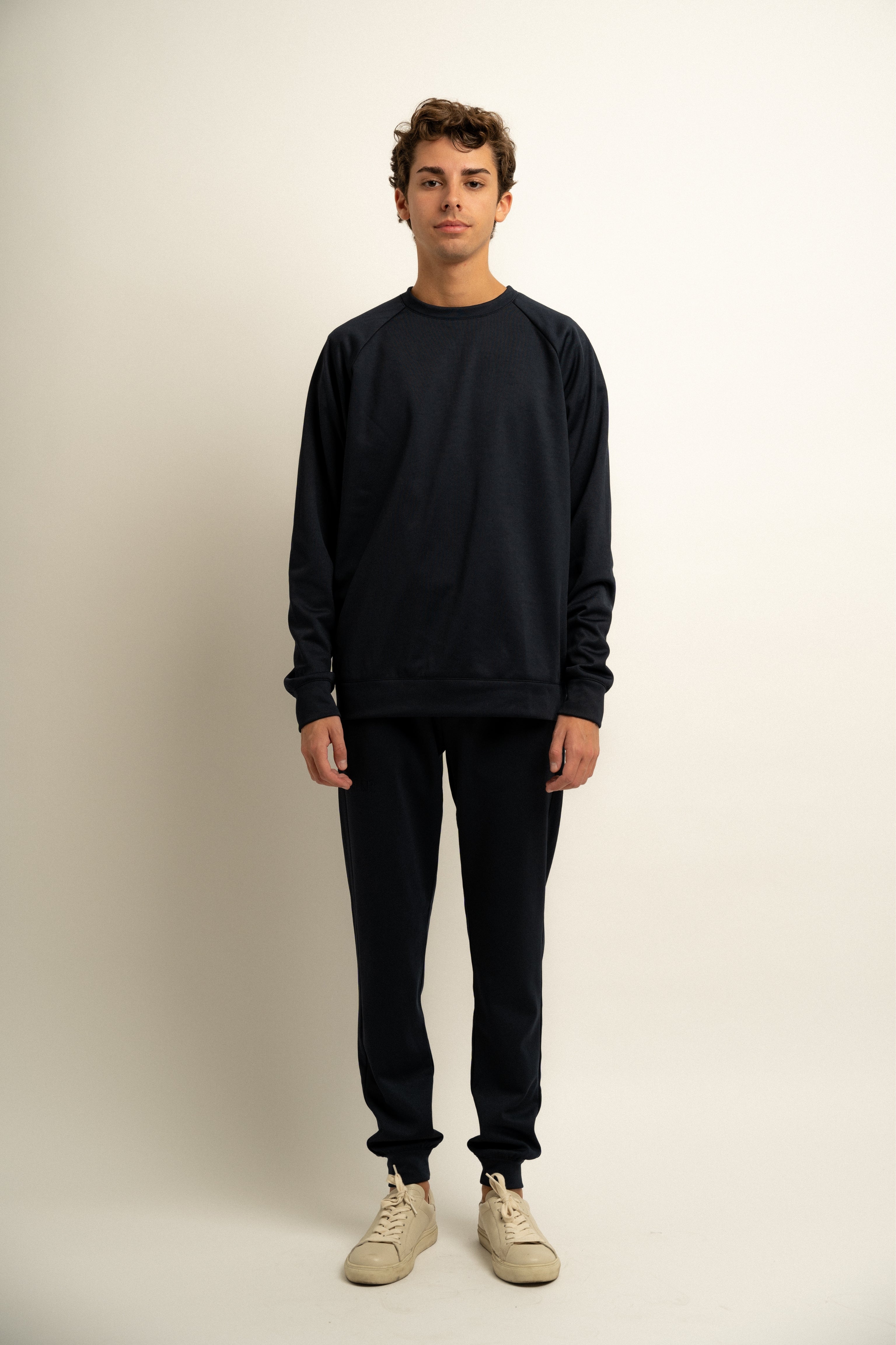 Premium Navy Sweatshirt for Men & Women - Soft Cotton Blend, Comfortable Casual Wear for Everyday Use, Gym, and Outdoor Activities