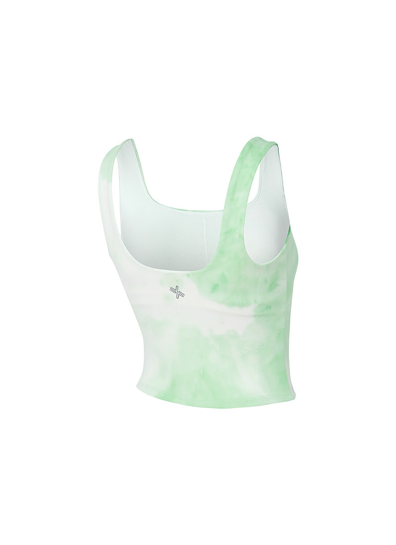 Trendy Tie Dye Square Crop Top for Women - Soft & Comfortable Summer Fashion - Perfect for Beach, Music Festivals & Casual Outings