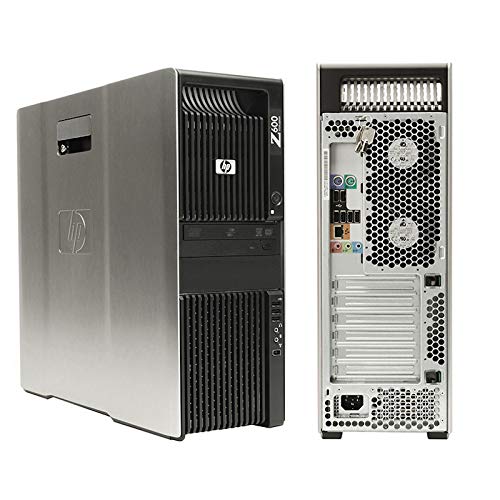 HP Z600 Workstation Computer - 8 Core 16 Thread Intel Xeon up to 3.33GHz, 24GB RAM, 250GB SSD + 4TB HDD, 4 Monitor Support, USB 3.0 (Renewed) - Perfect for Video Editing, 3D Rendering & Graphic Design