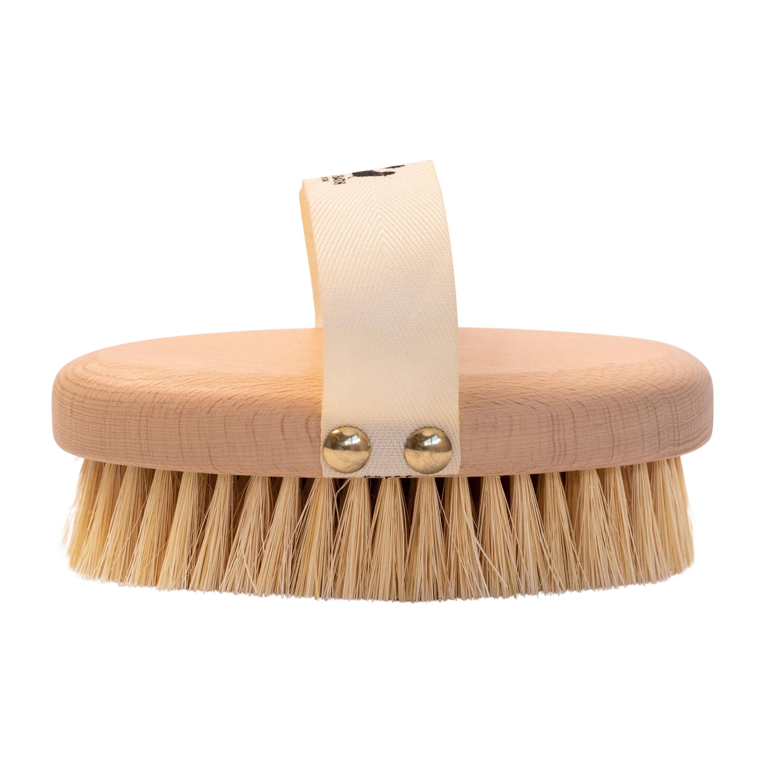 Eco Bath London Natural Sisal Massage Hand Brush - Exfoliating Dry Body Brush for Skin Renewal & Circulation Boost with Natural Bristles | Perfect for Spa, Home Use & Self-Care Routine