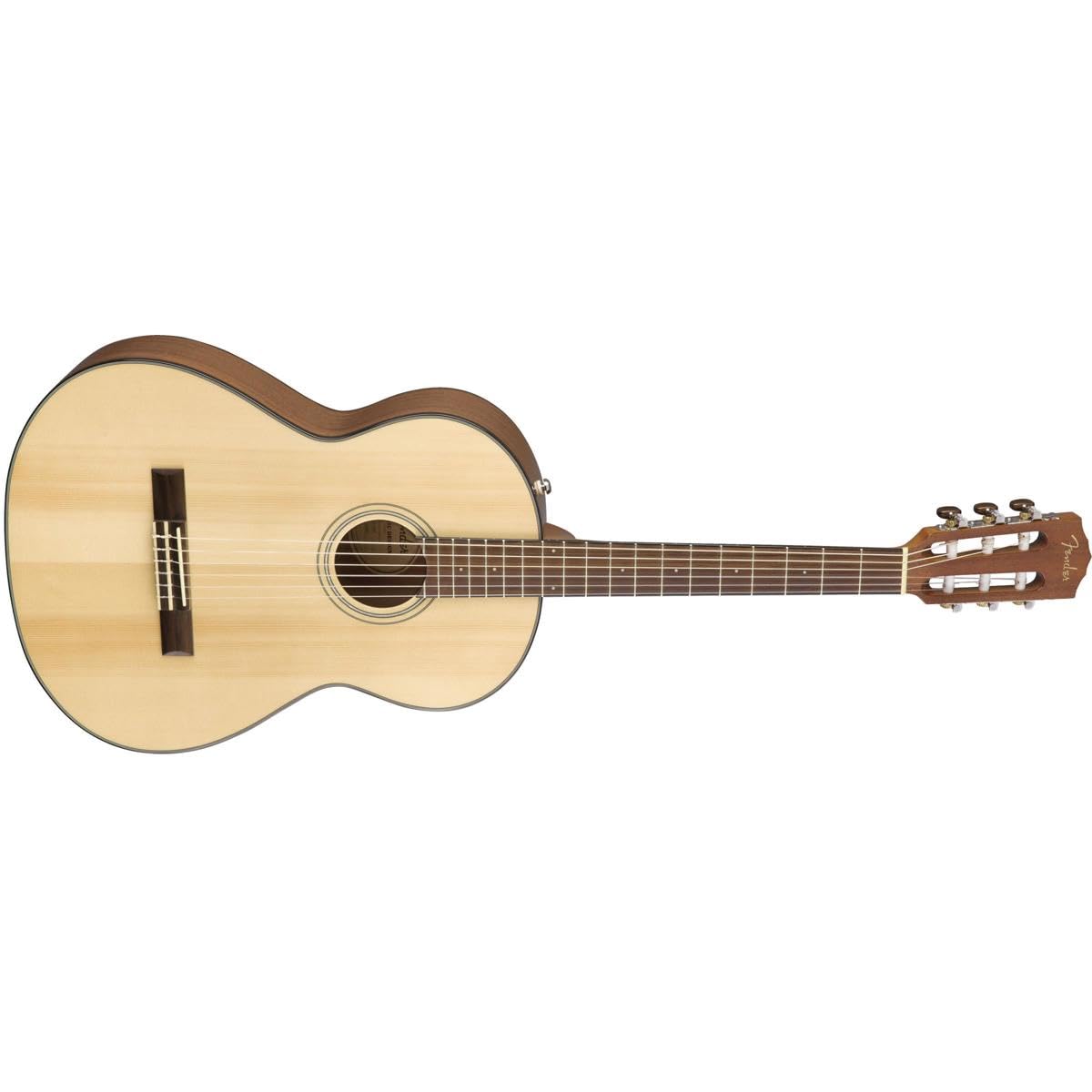 Fender CN-60S Concert Nylon String Acoustic Guitar - Natural Finish | Includes 2-Year Warranty | Perfect for Beginners, Classical Music & Fingerstyle Playing