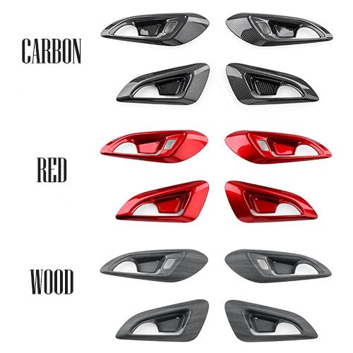 YOUTOOCAR Wood Grain Door Panel Stripes Cover Trim for Chevrolet Trax 2024-2025 | Interior Car Accessories Upgrade | Perfect for Customizing & Protecting Your Vehicle's Interior