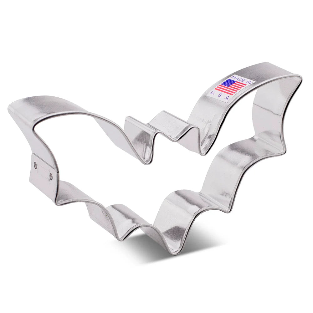 Halloween Bat Cookie Cutter Set - Stainless Steel 3D Cookie Cutters for Baking, DIY Cookies, Cupcake Decorations - Perfect for Halloween Parties, Christmas, Birthday Celebrations
