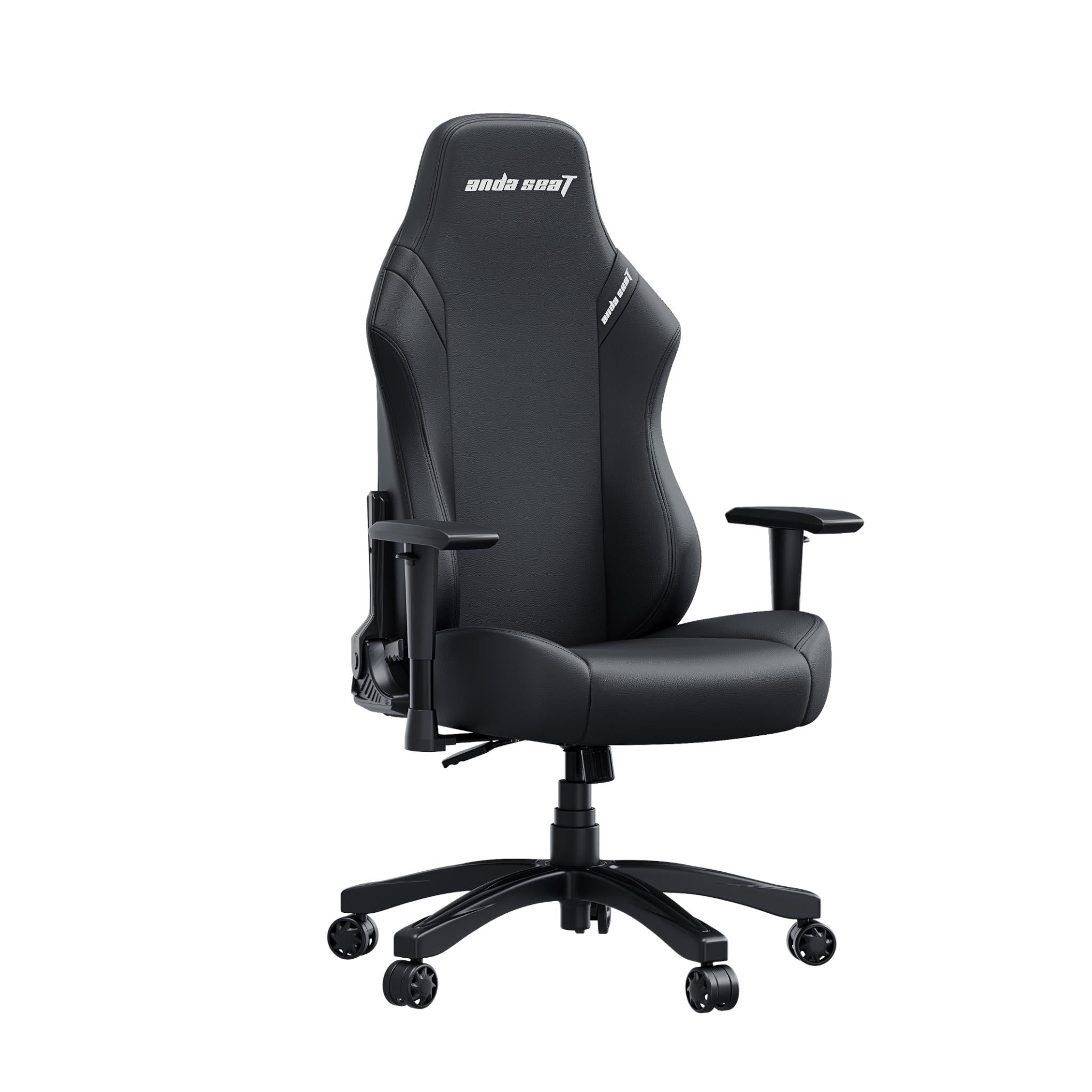 Anda Seat LUNA PVC Gaming Chair - Ergonomic Racing Style Video Game Chair with Adjustable Height & Lumbar Support - Perfect for PC, PS5, Xbox Gaming & Home Office (Black)