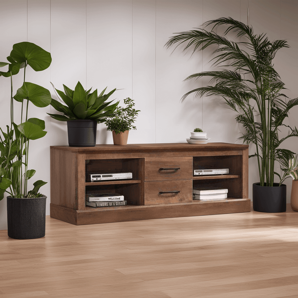 Modern Myles TV Stand with Storage - Wooden Entertainment Center for Living Room, Bedroom - Perfect for TVs up to 65 inches