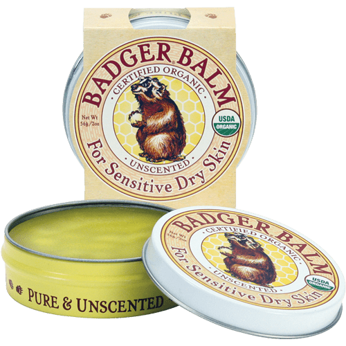 Badger Balm Unscented 56g - Organic & Natural Skin Care for Dry & Sensitive Skin - Perfect for Daily Moisturizing & Massage Therapy
