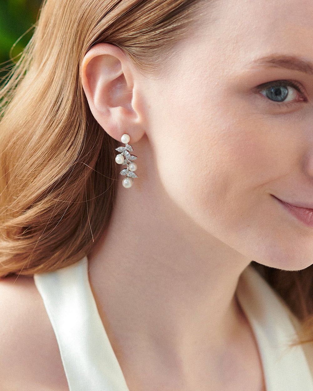 Cambria Pearl Earrings for Women - Elegant Freshwater Pearl Stud Earrings in Sterling Silver - Perfect for Weddings, Parties & Everyday Wear