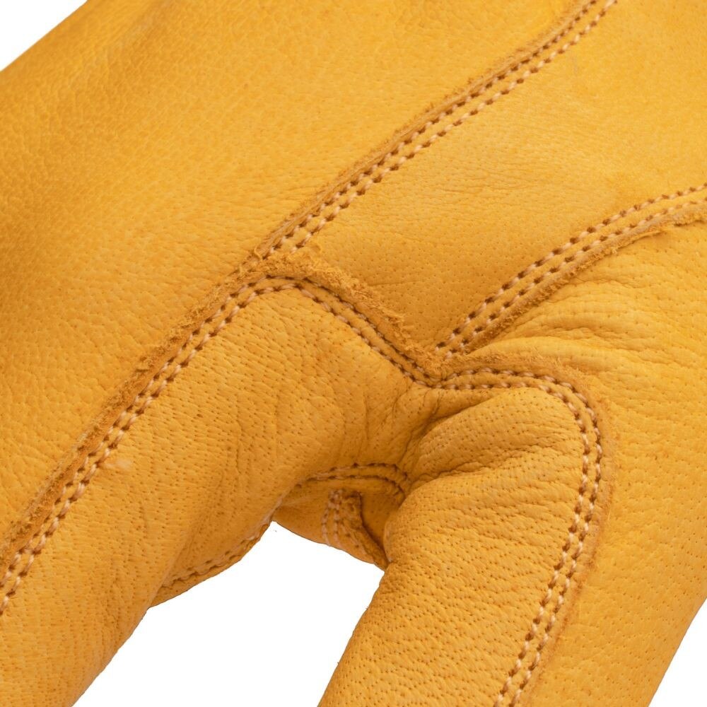 212 Performance LDC5 Level 5 Cut Resistant Leather Work Gloves - Large, Brown - Ideal for Construction, Metalworking & Automotive Safety Use