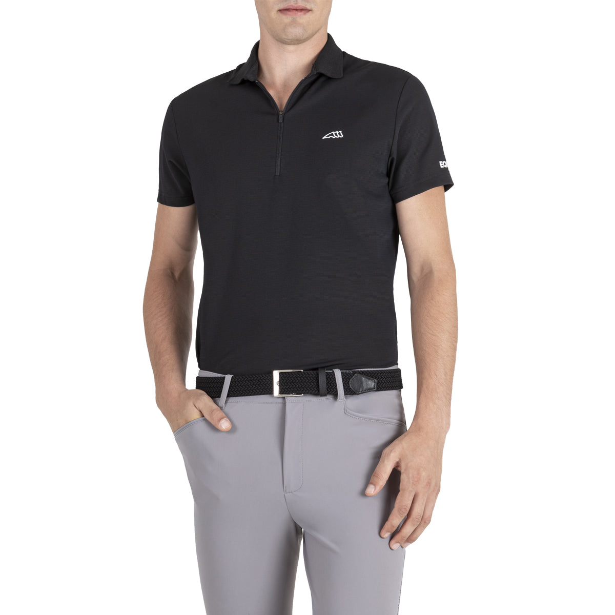 Equiline Men's CetaC Freetime Polo Shirt - Breathable Casual Short Sleeve Shirt for Golf, Work & Everyday Wear
