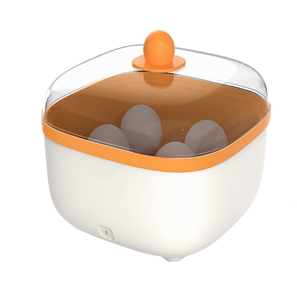 JJINPIXIU Multifunctional Egg Cooker - Double Layer Mini Steamer for Perfect Boiled Eggs, Vegetables & Seafood | Automatic Shut-Off | Compact Breakfast Maker for Home, Office & Dorm Use