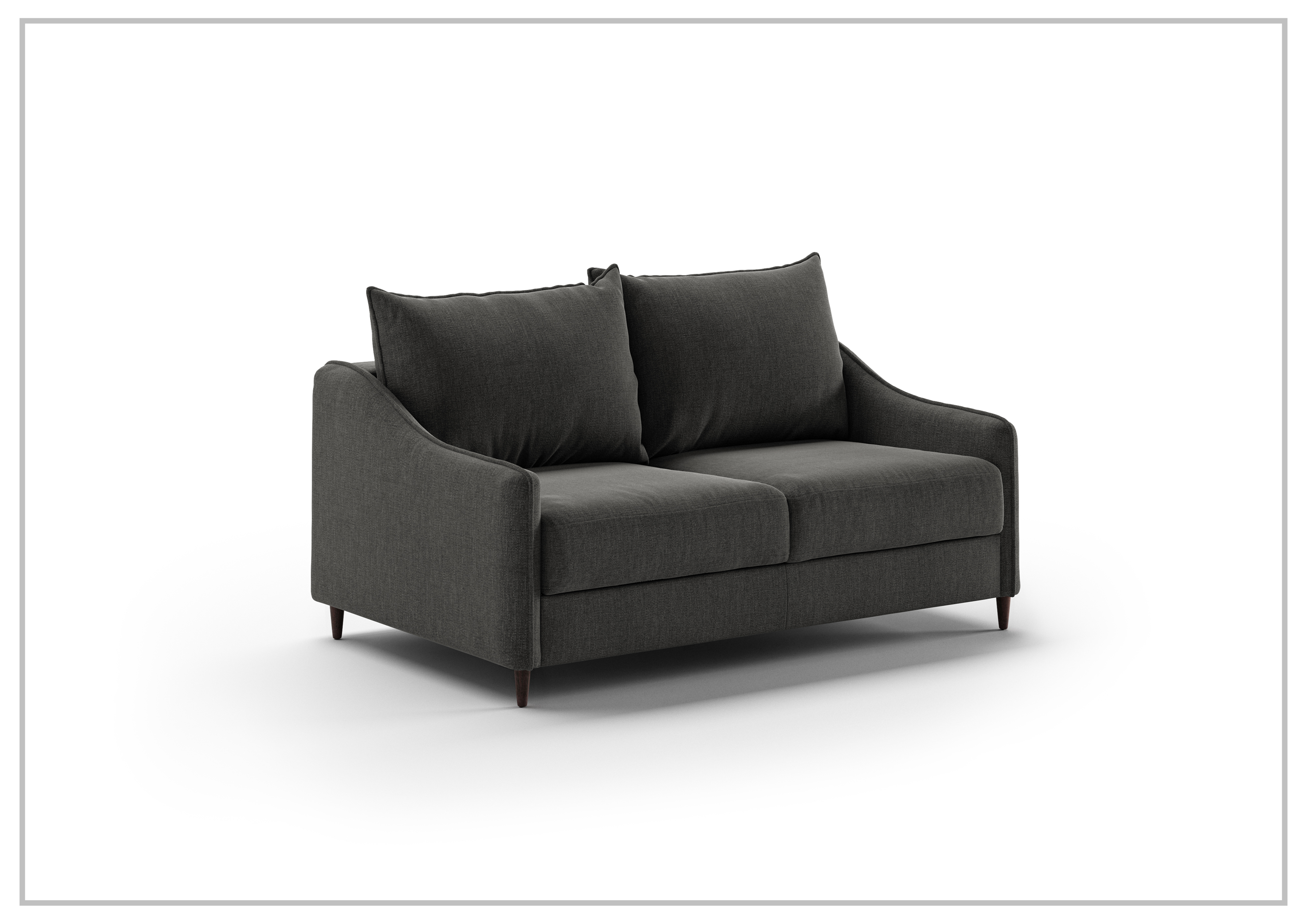 Luonto Ethos Fabric Full XL Sleeper Sofa - 2 Gray Color Options | Space-Saving Convertible Sofa Bed for Small Apartments & Guest Rooms