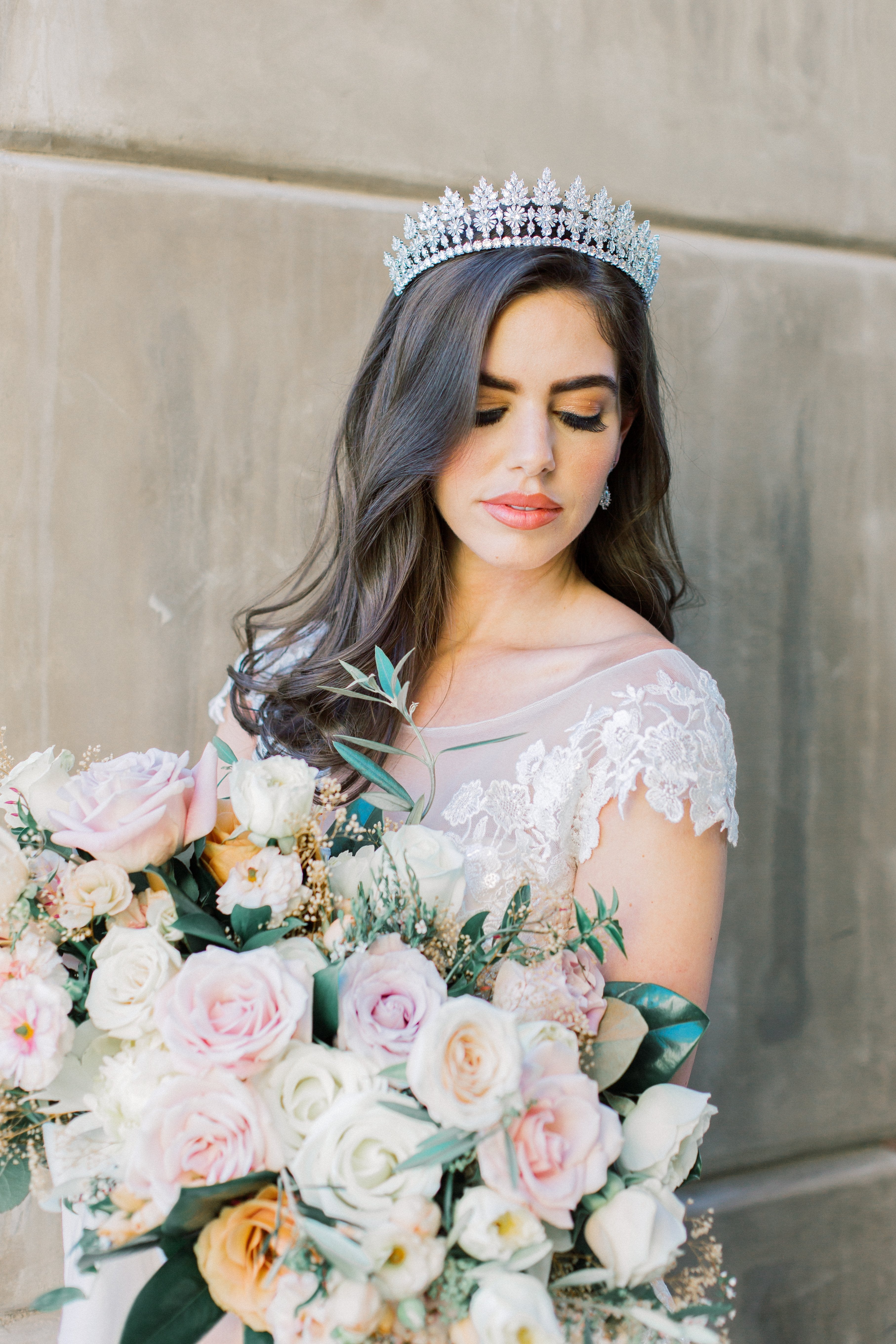 Elegant DUCHESS Wedding Tiara - Crystal Bridal Crown for Bride, Princess Party, Prom & Special Occasions