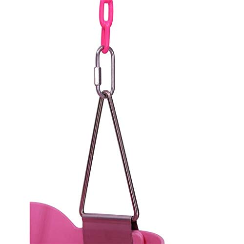 Highback Full Bucket Swing Set for Kids - Pink Outdoor Play Equipment | Fast 3-7 Day Delivery | Perfect for Backyards, Parks & Playgrounds