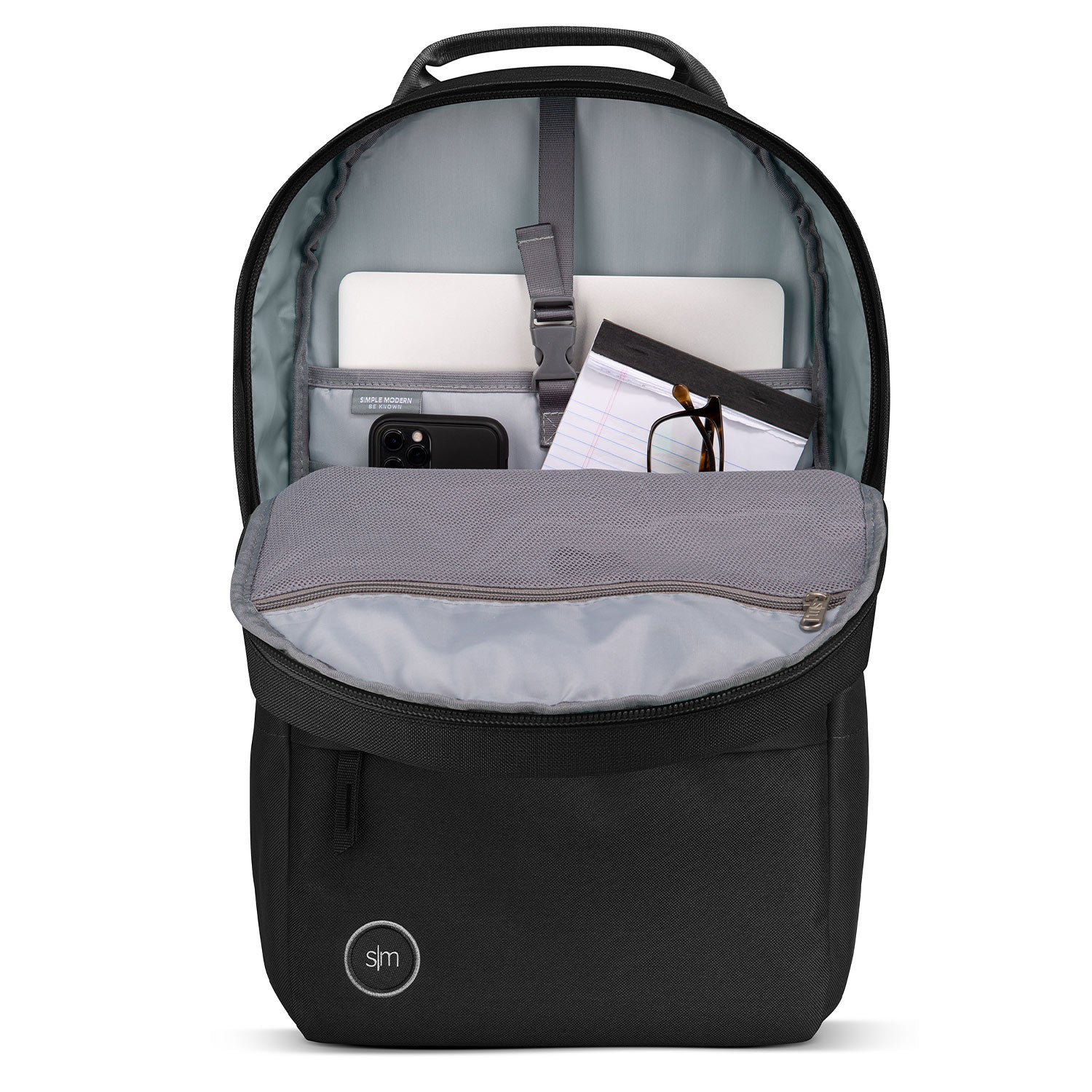 Collegiate Legacy Backpack - Durable College Laptop Backpack with USB Charging Port, Water-Resistant School Bookbag for Students & Professionals | Perfect for Campus, Travel & Work Commute