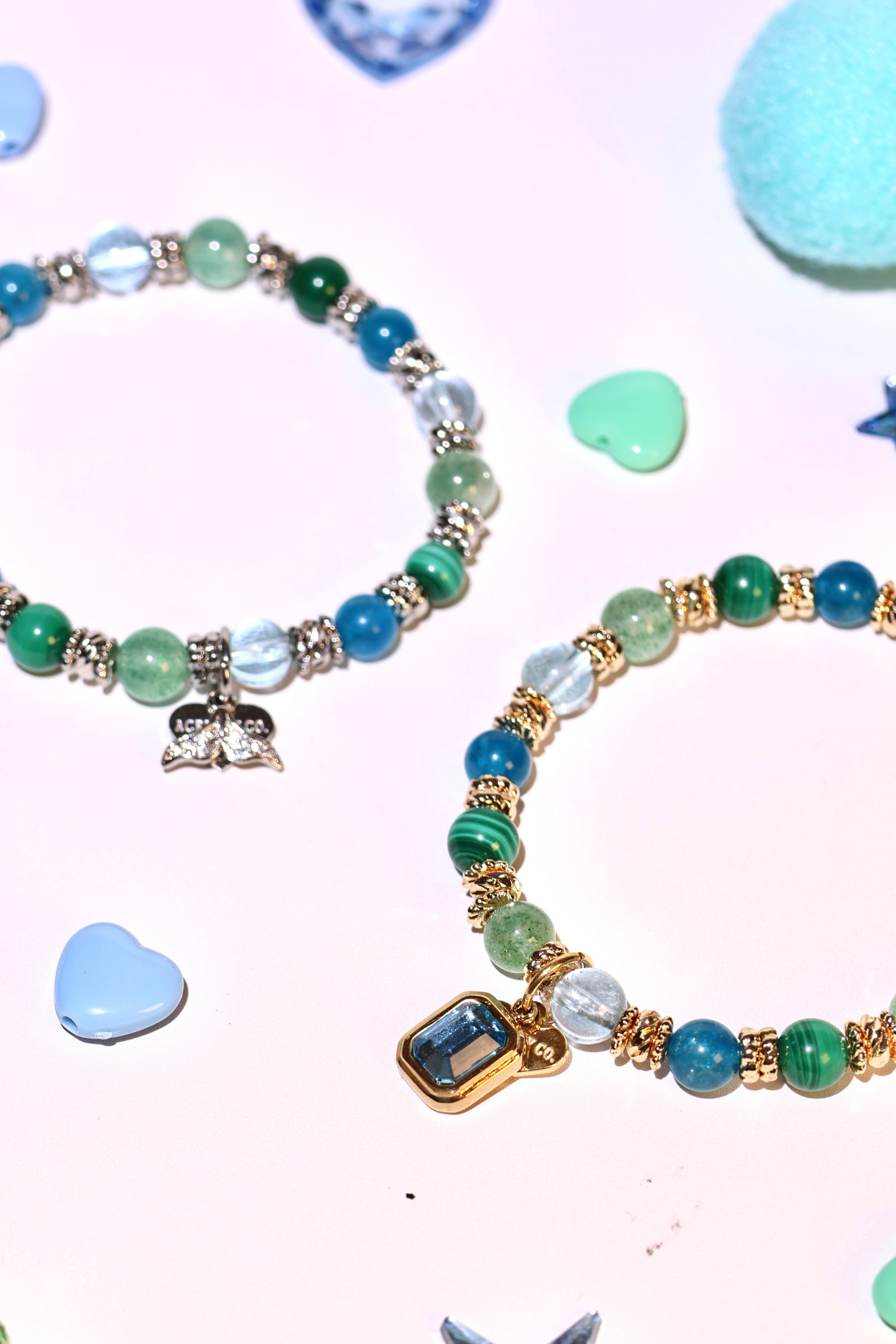 INTENTION 6mm Beaded Bracelet for Creativity & Self Expression - Perfect for Yoga, Meditation & Boho Fashion Accessories