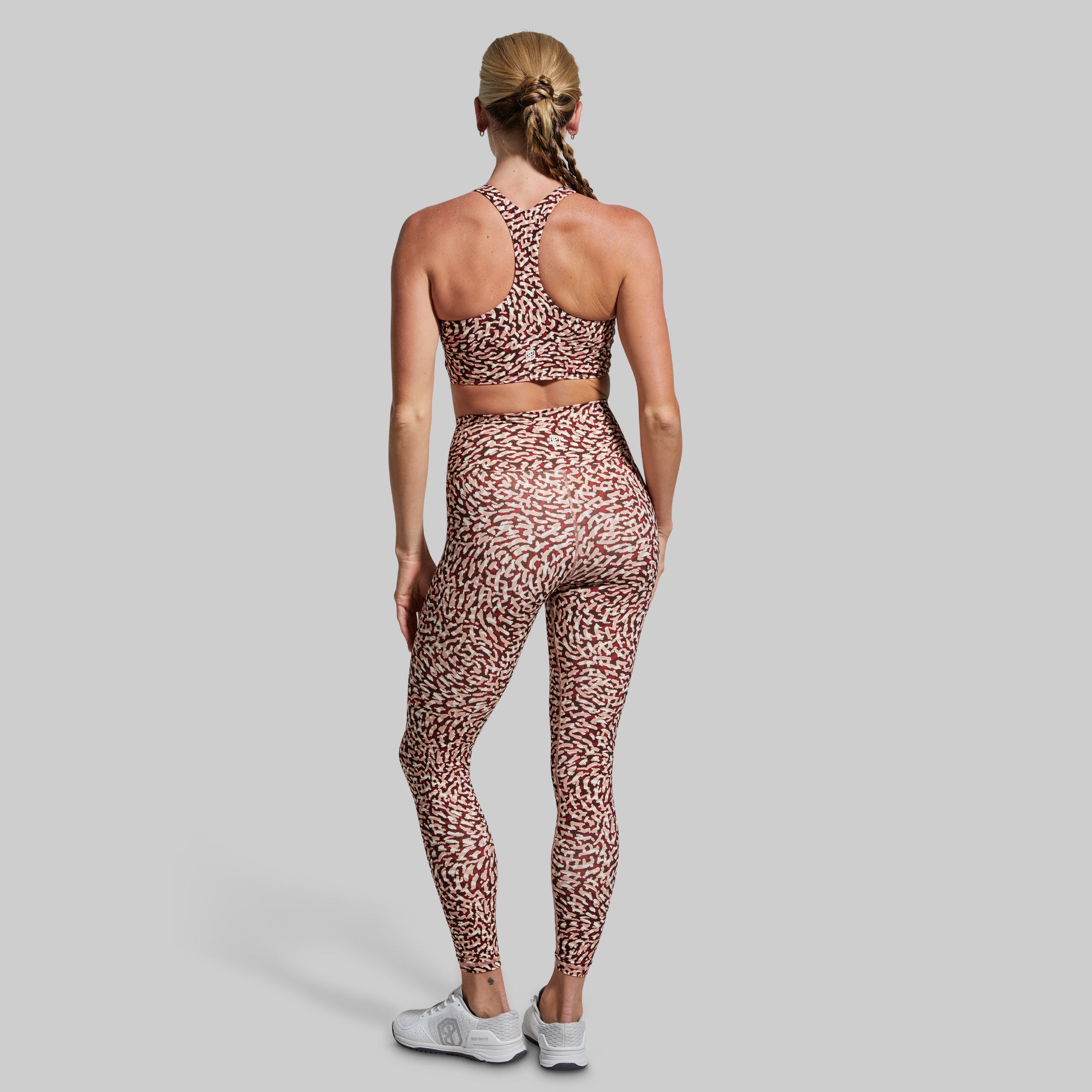 Synergy High-Waist Yoga Leggings for Women - Soft & Stretchy Workout Pants (Pebble Color) - Perfect for Yoga, Gym, Running & Everyday Wear