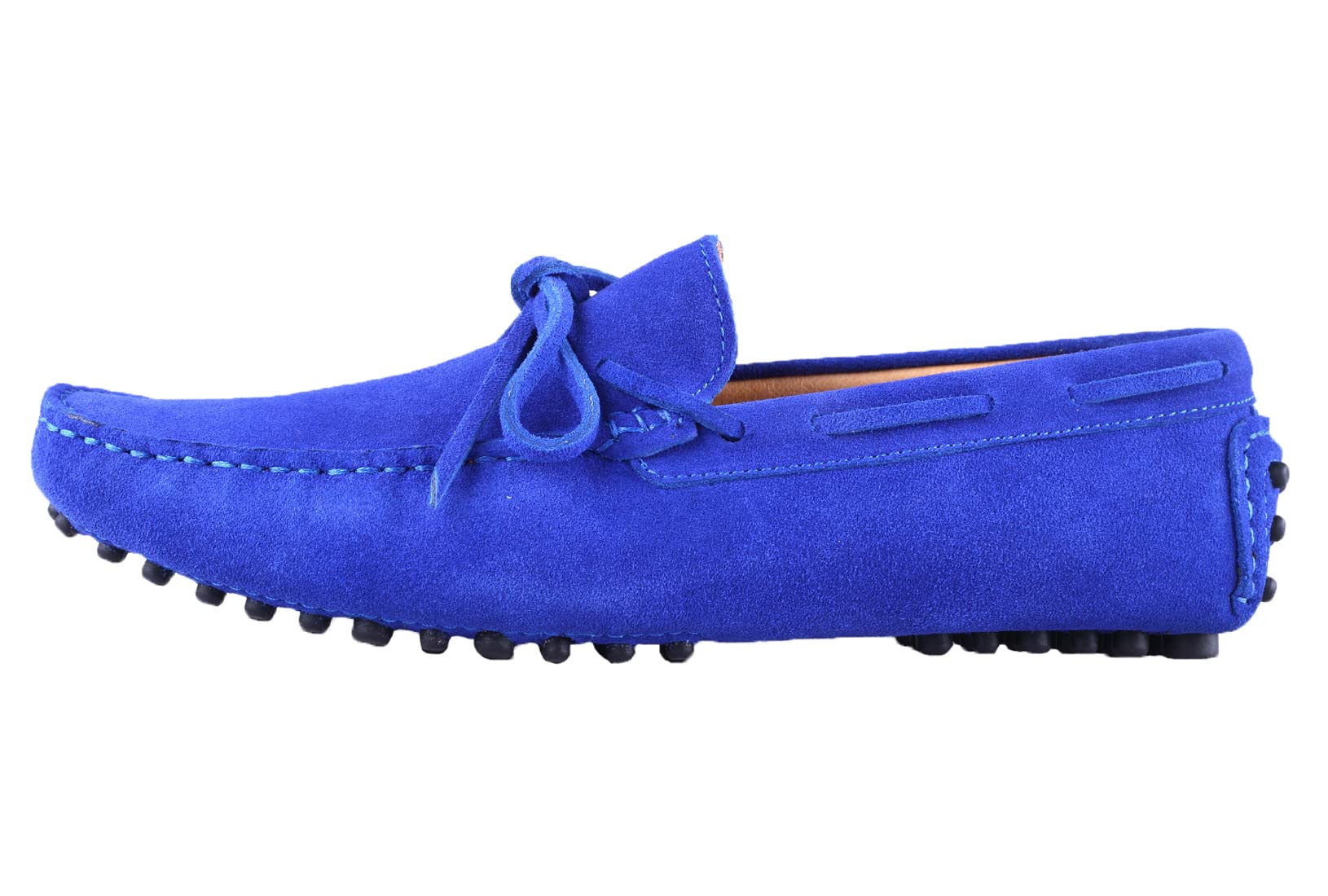 Santimon Men's Penny Loafers - Classic Suede Leather Moccasins Slip-On Shoes for Casual Wear, Driving & Prom | Comfortable & Stylish Men's Footwear for Office, Dating & Special Occasions