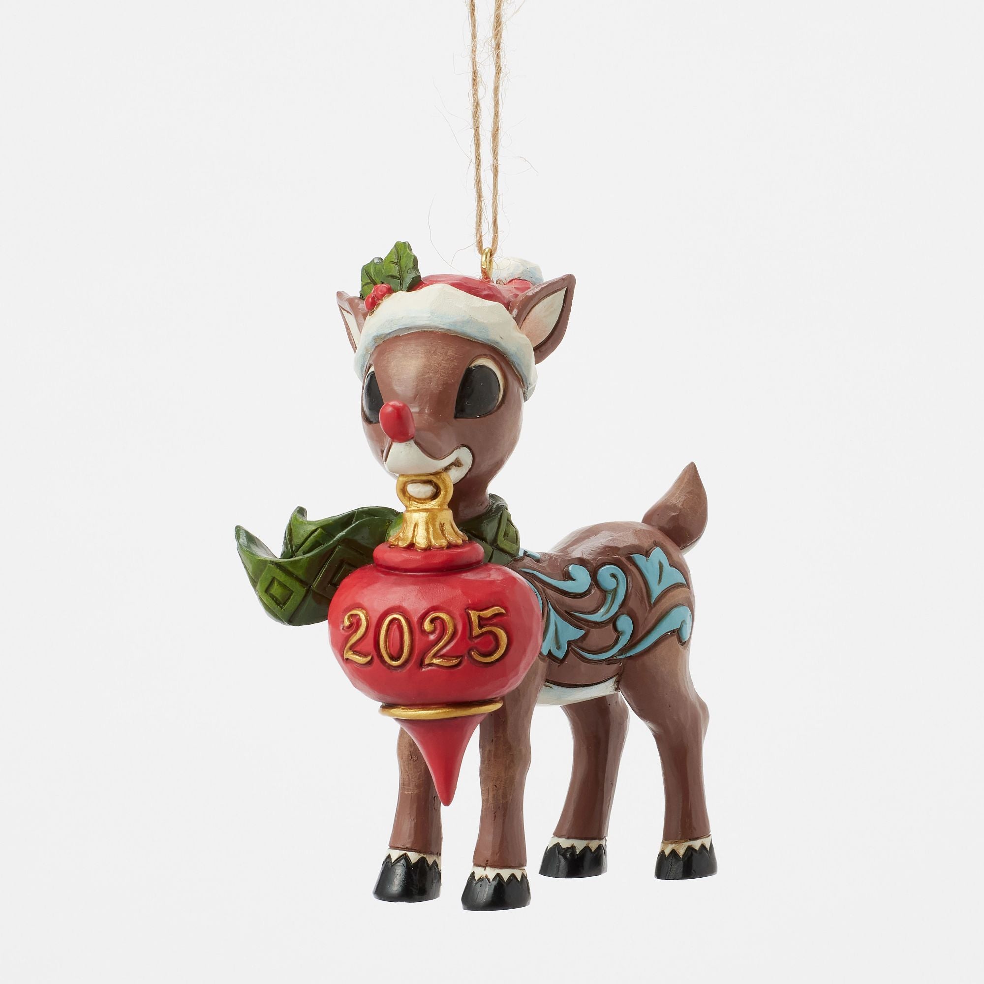 Rudolph 2025 Christmas Ornament - Festive Holiday Decor for Tree, Gift, and Home