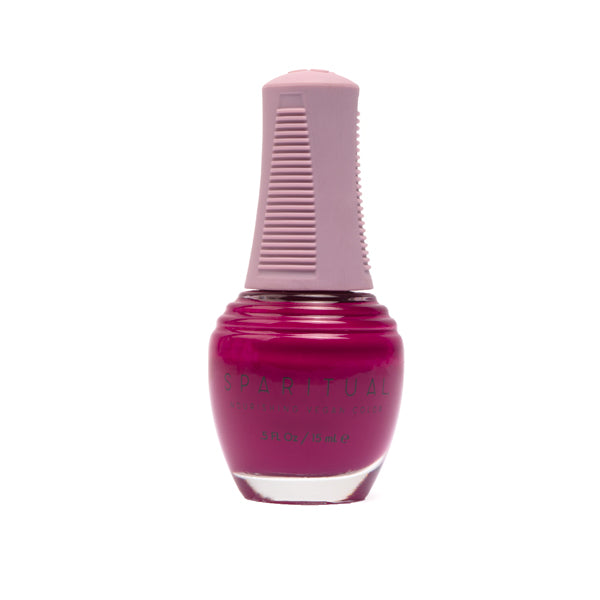 SpaRitual Nourishing Vegan Nail Polish - Enchanting Smile 0.5 fl oz | Cruelty-Free, Long-Lasting Formula for Manicures & Pedicures | Perfect for Home Spa Days & Special Occasions