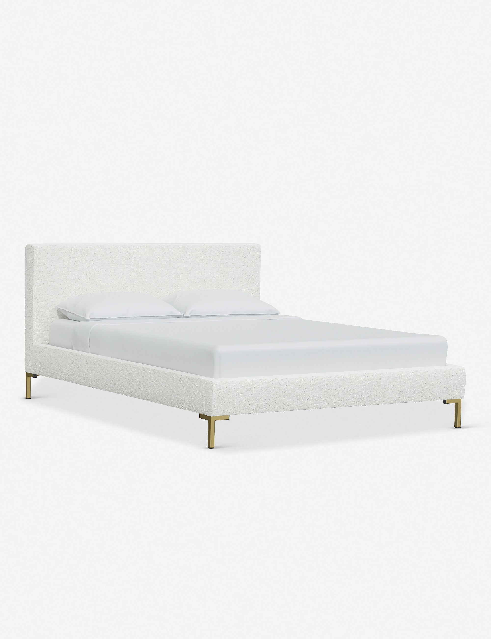 Deva Platform Bed Frame - Modern Minimalist Wooden Bed with Storage, Queen Size - Perfect for Small Bedrooms & Guest Rooms