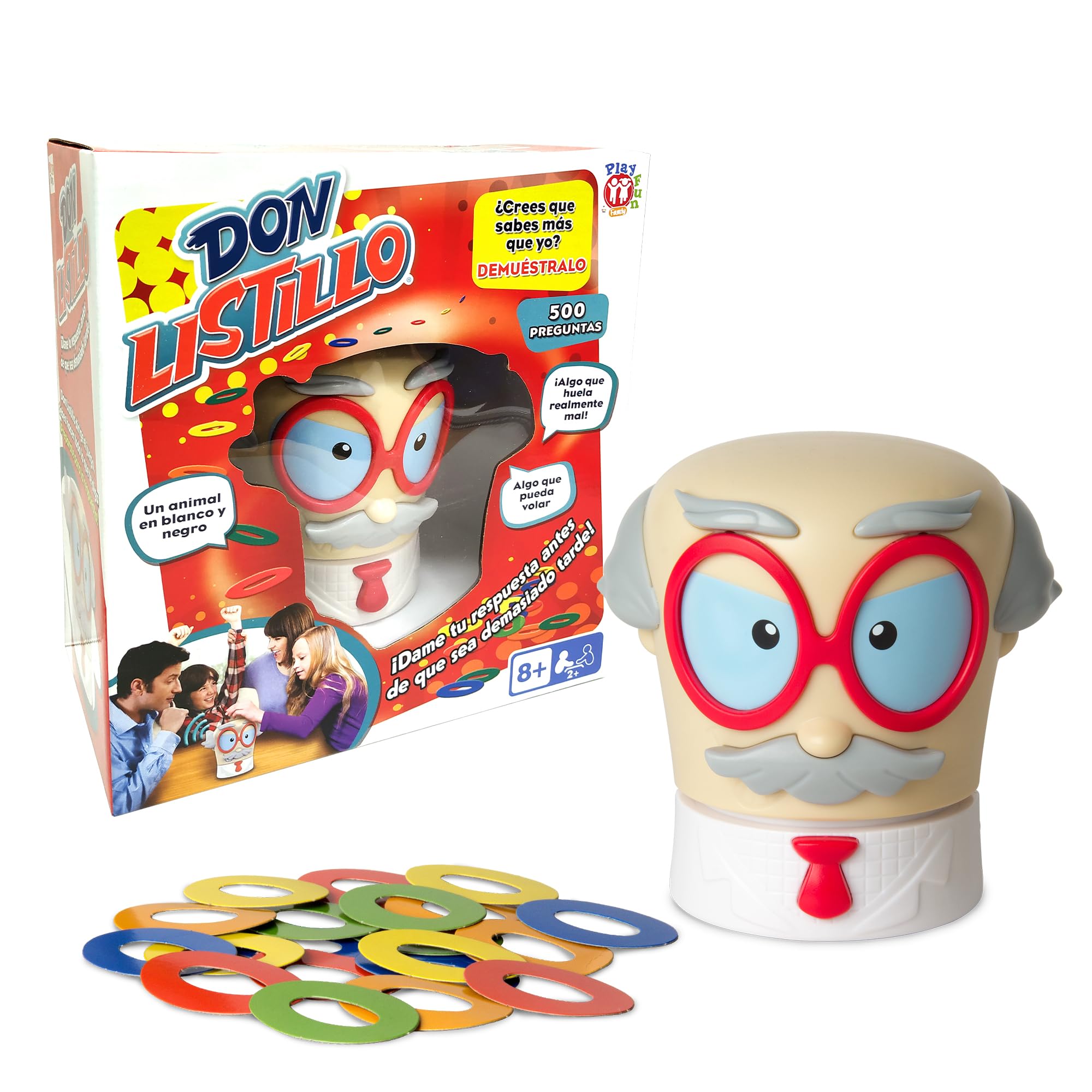 IMC TOYS Don Listillo Family Board Game - Fun Questions for Adults & Kids 8+ | Perfect for Parties & Game Nights