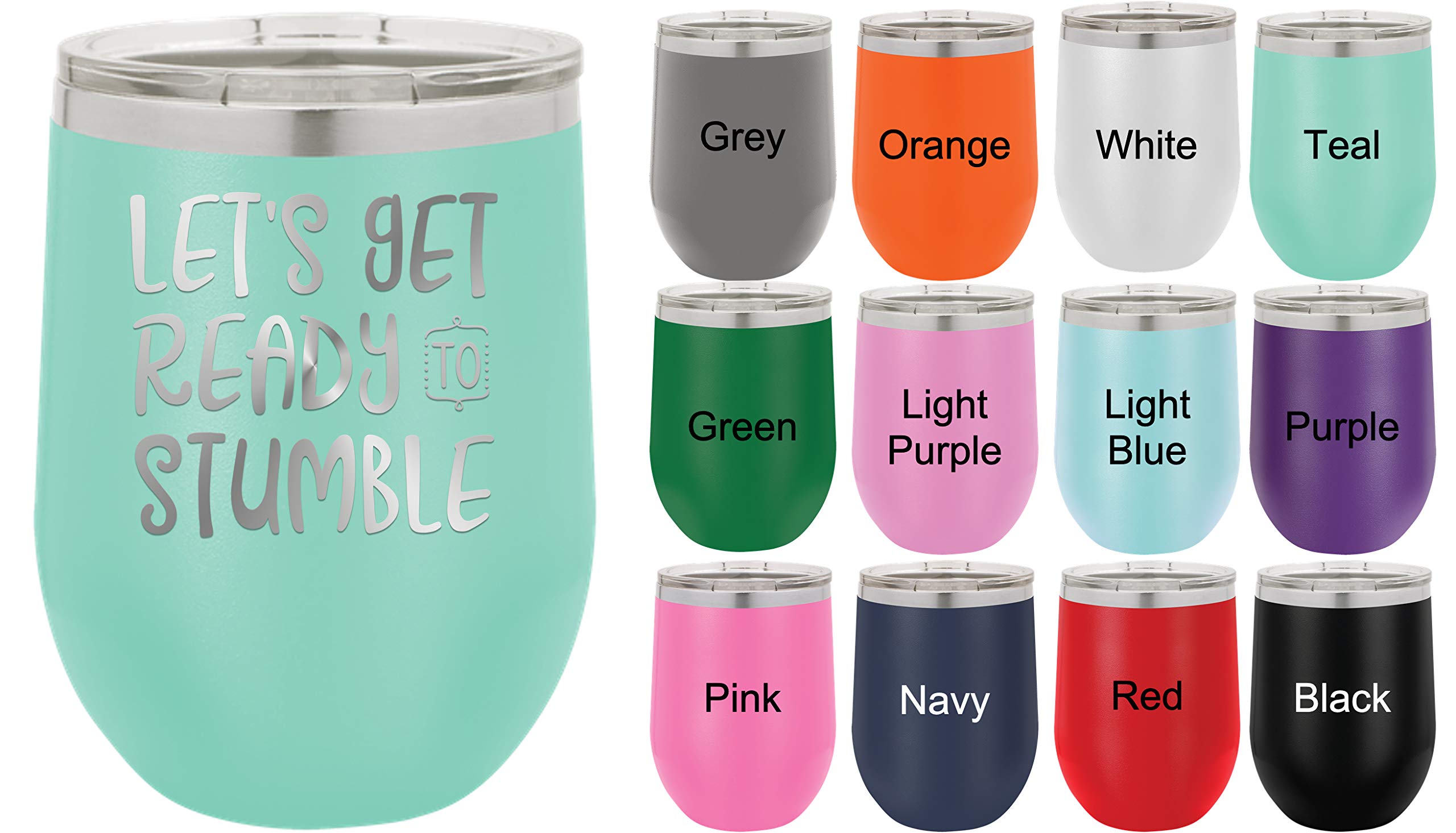 12oz Double Wall Vacuum Insulated Wine Tumbler with Lid - Leakproof Stainless Steel Travel Mug for Hot & Cold Drinks - Perfect for Camping, Office & Outdoor Activities (Pink)