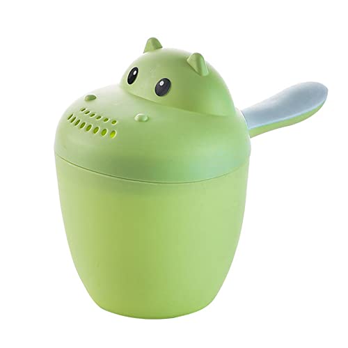 **Baby Bath Rinser Cup - Gentle Shampoo Rinser for Kids, Eye & Ear Protection, Soft Shower Sprinkler for Safe Hair Washing, Bathroom Accessories (Green) - Perfect for Toddler Bath Time & Sensitive Skin Care**