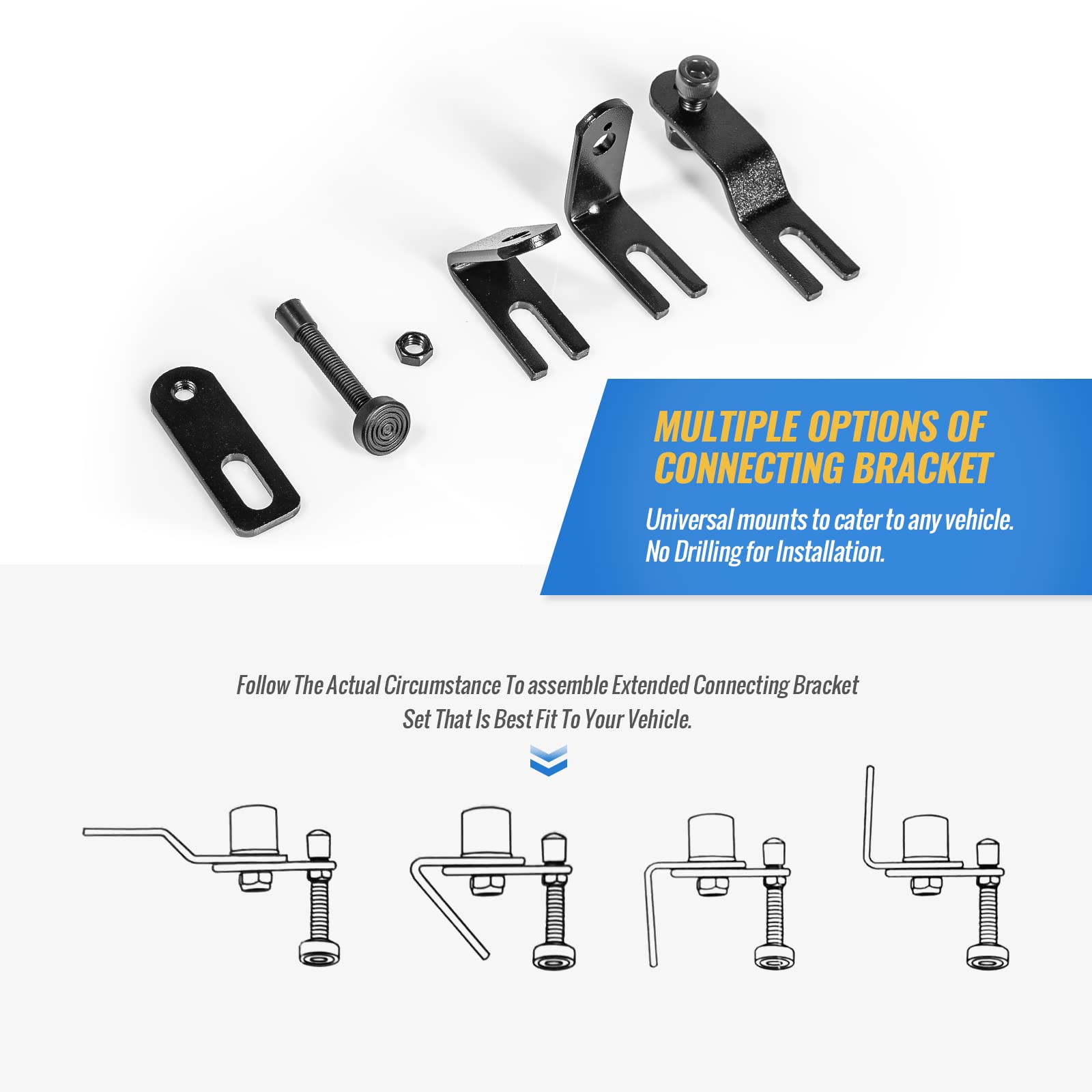 AA-Products T-100AT Aluminum Universal Laptop Mount Holder for Trucks, Vans, Cars & SUVs - Secure In-Vehicle Computer Stand for Work or Travel