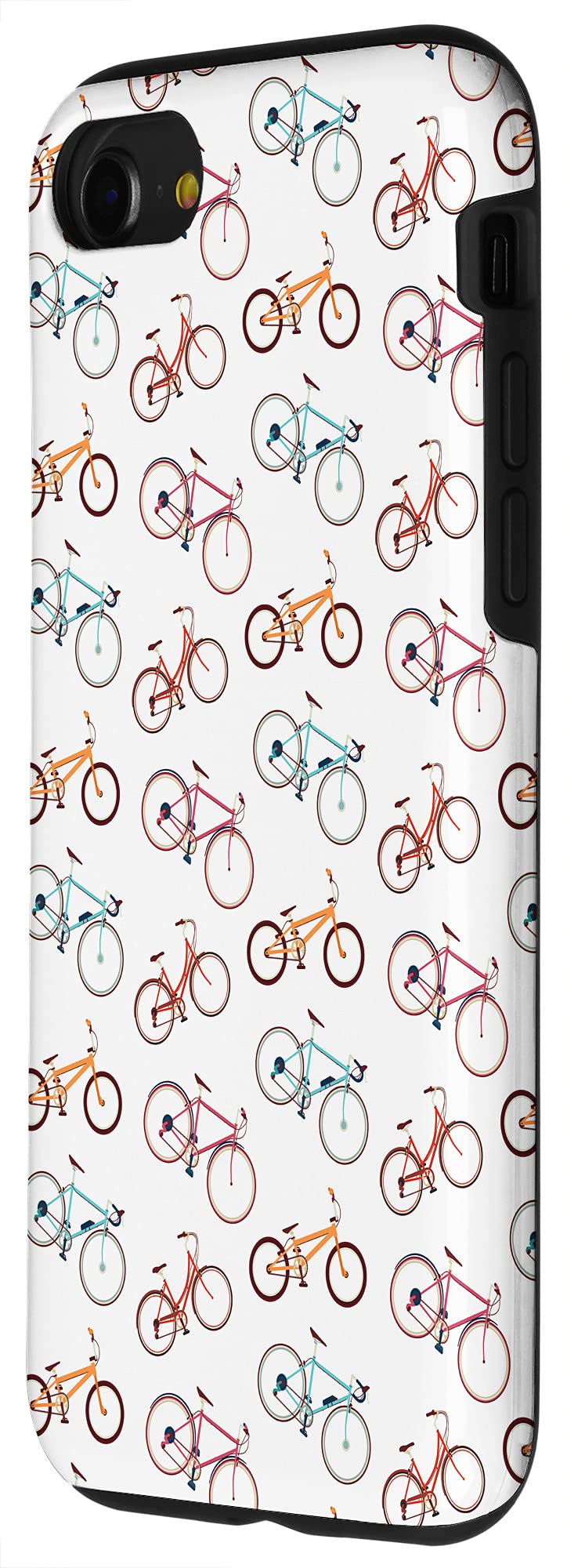 iPhone SE (2020) / 7 / 8 Bicycle Pattern Phone Case - Durable Protective Cover for Cycling & Outdoor Activities