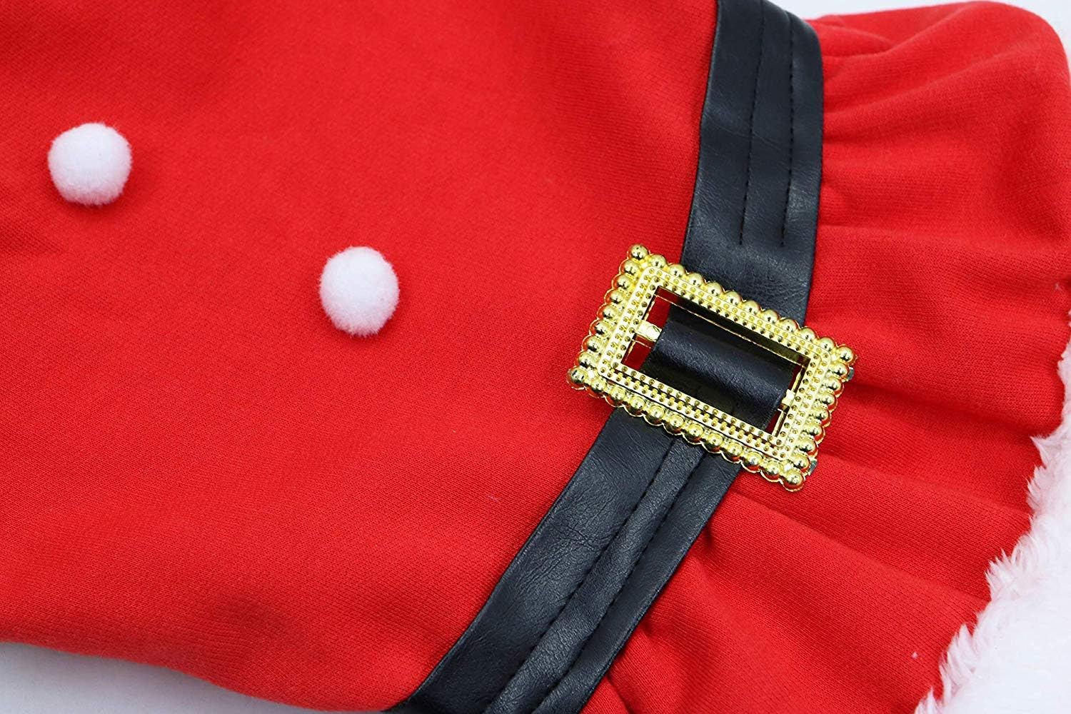 Premium Santa Claus Costume for Small Dogs - Festive Red Christmas Dress for Puppies & Girls | Perfect for Holiday Parties, Photos & Festive Celebrations