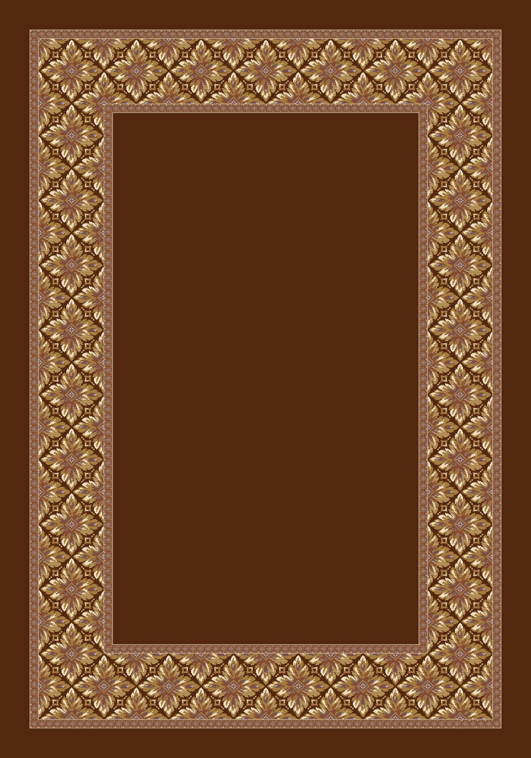 Copernicus Dark Coral Area Rug 5'4