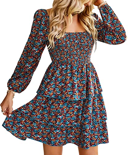 Floral Blue Orange