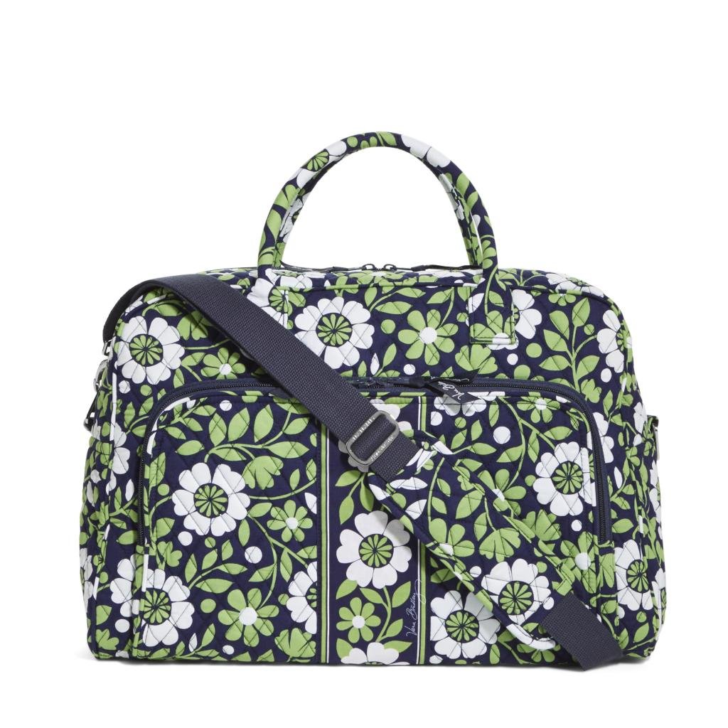 Vera Bradley Lucky You Weekender Duffel Bag - Lightweight Travel Overnight Bag for Women, Perfect for Weekend Getaways, Gym, and Carry-On Luggage