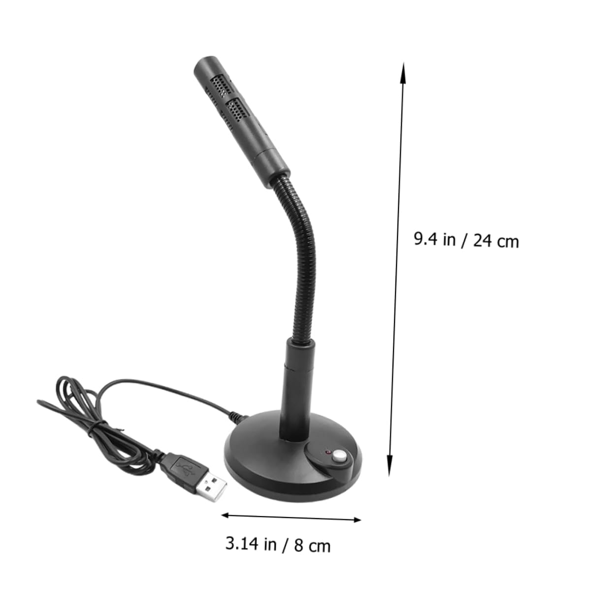 Jojofuny 3-Pack USB Condenser Microphone for PC & Laptop - Adjustable Computer Mic with Clear Sound for Gaming, Streaming, Podcasting & Online Meetings - Portable USB Microphone for Home Office & Studio Use