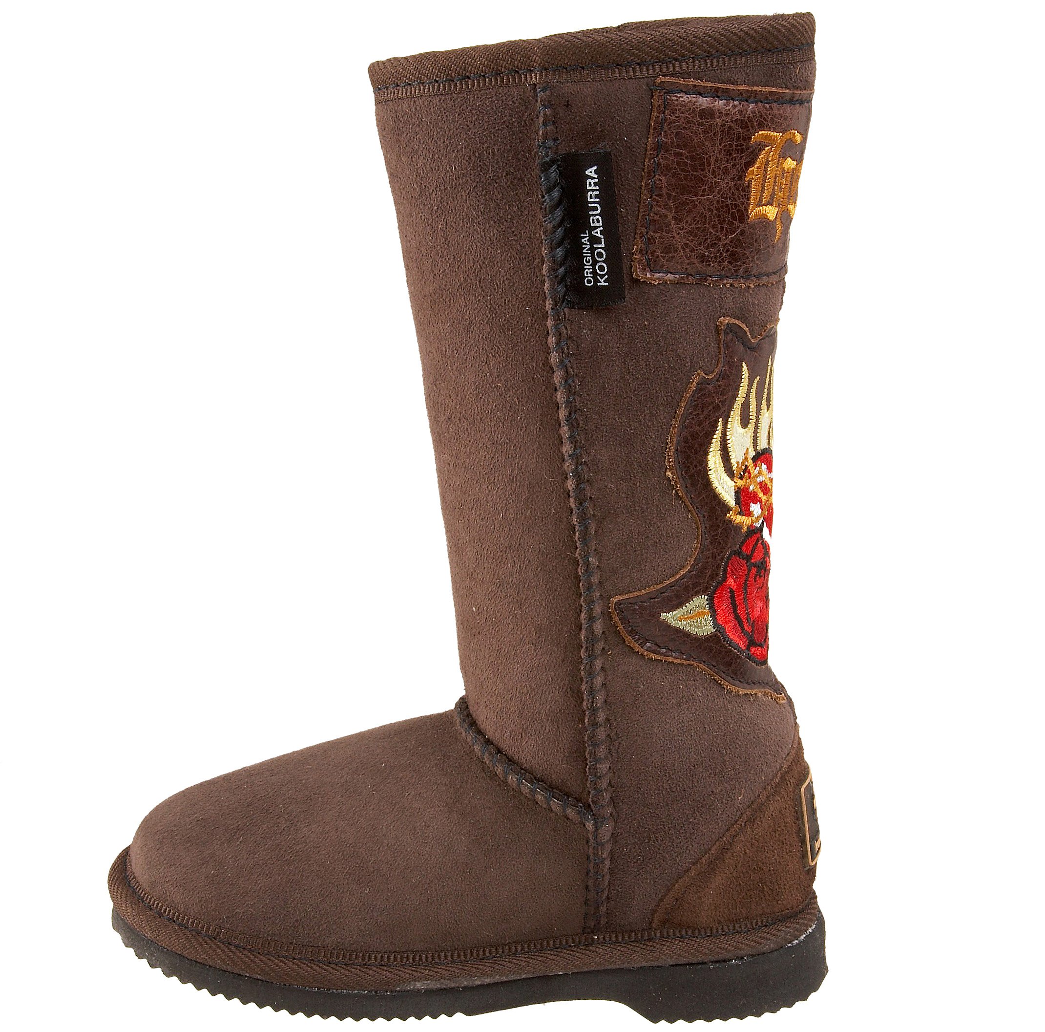 Koolaburra Toddler Heart & Soul Tall Boots - Warm Winter Snow Boots for Girls, Comfortable & Stylish - Perfect for Outdoor Play, School, and Cold Weather Adventures
