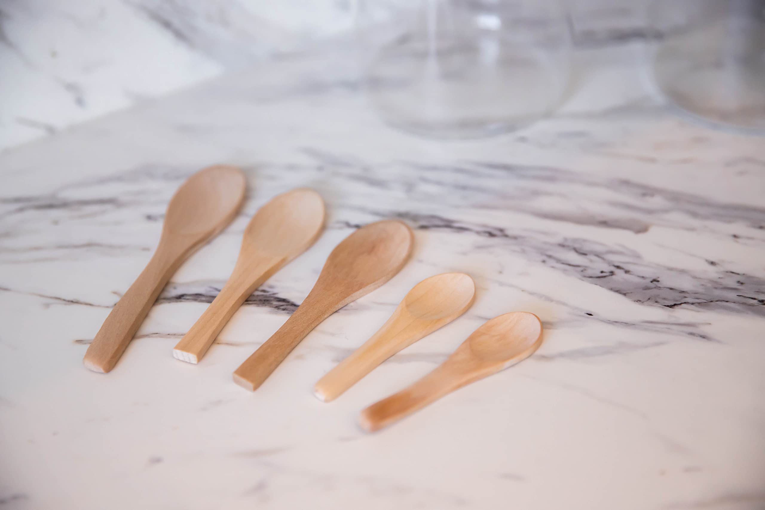 Eco-Friendly Glass Storage Containers with Bamboo Lids - 5-Pack Airtight Food Canisters for Pantry Organization - Includes Wooden Spoons, Chalkboard Labels & Marker - Perfect for Meal Prep, Baking Ingredients & Coffee Storage (GJ22)