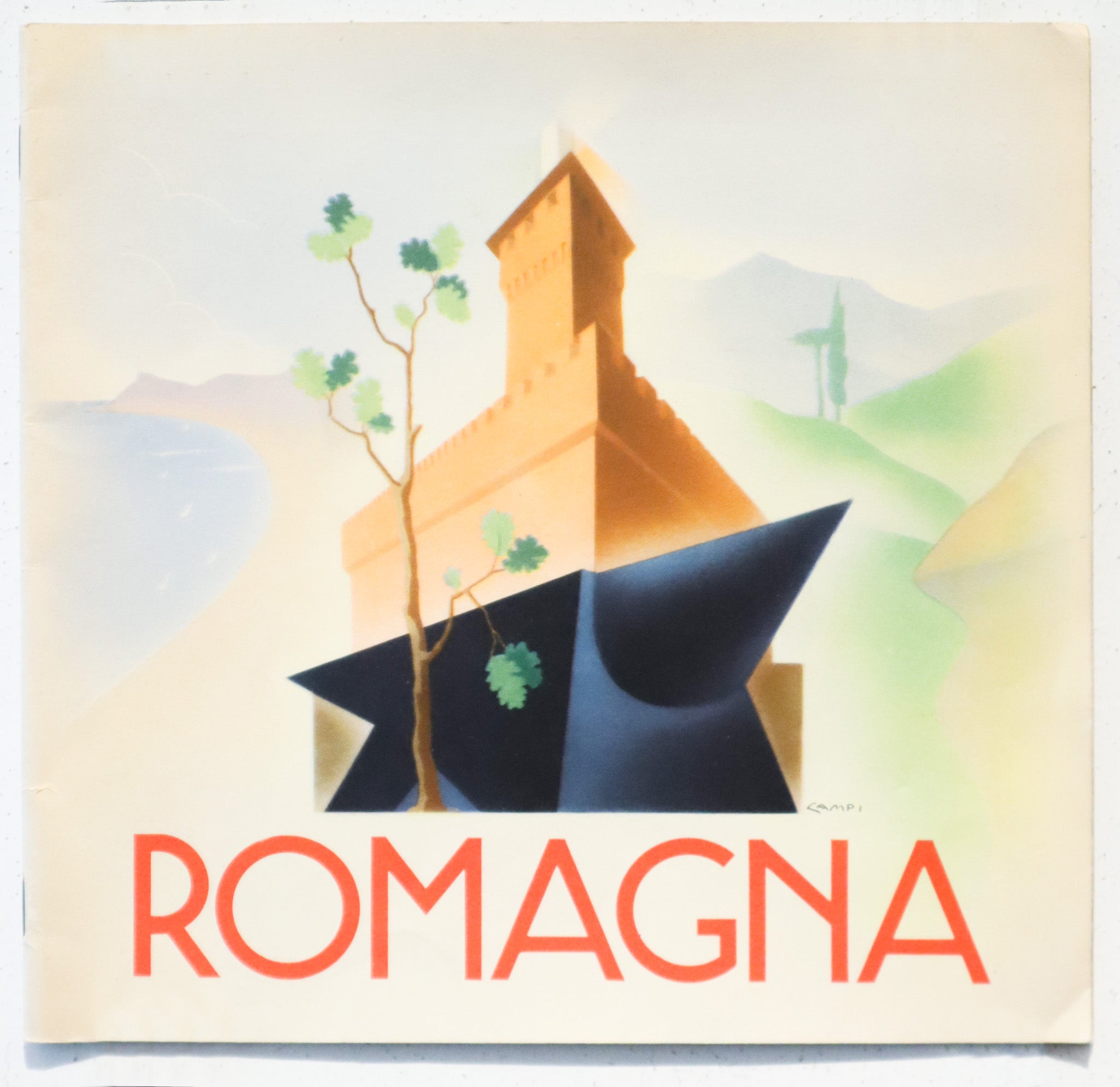 Vintage 1938 Italian Travel and Tourism Pamphlet - Campi Riviera Adriatica di Romagna - Perfect for Collectors, History Buffs & Travel Enthusiasts