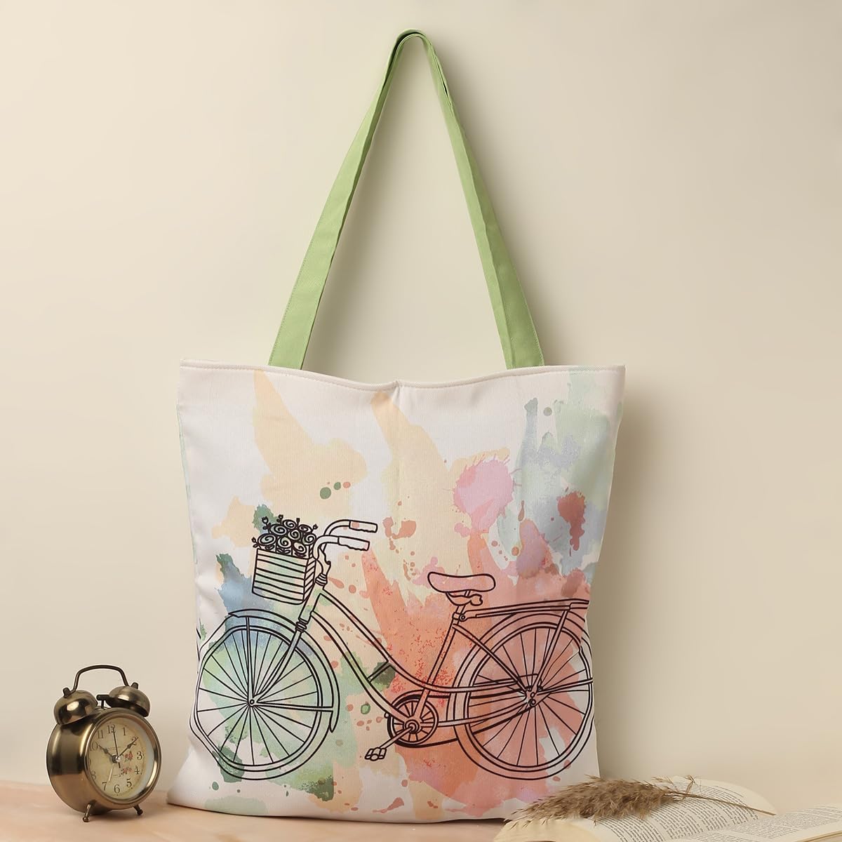 Stylish Purple Tree Printed Canvas Tote Bag for Women - Lightweight & Durable Reusable Shopping Bag, Perfect for Work, Beach & Grocery TBAG00422