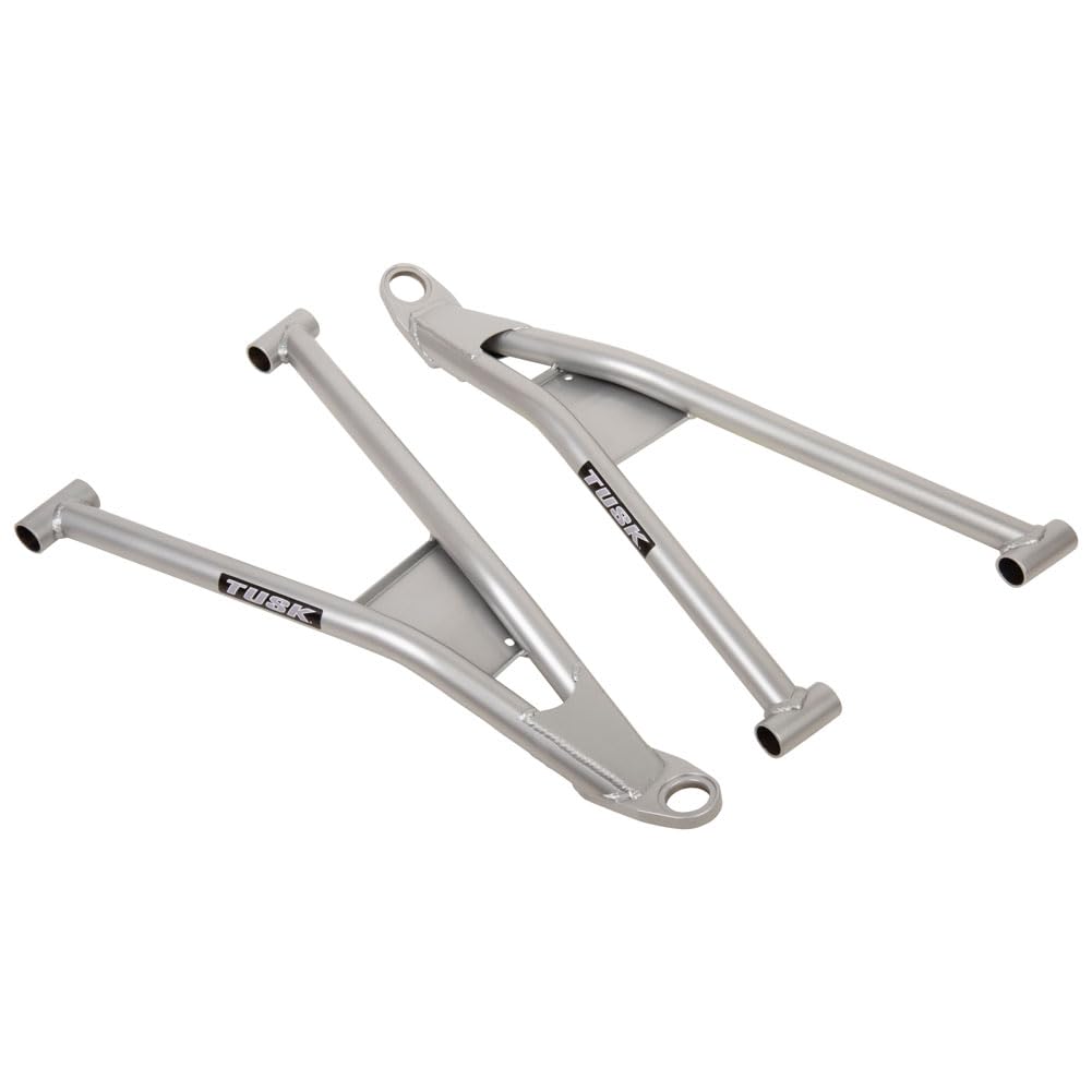 TUSK Mohawk Extreme Duty High Clearance Lower A-Arms for UTV/ATV - Silver Finish (Hardware Not Included) | Off-Road Racing, Trail Riding & Heavy-Duty Performance Upgrades