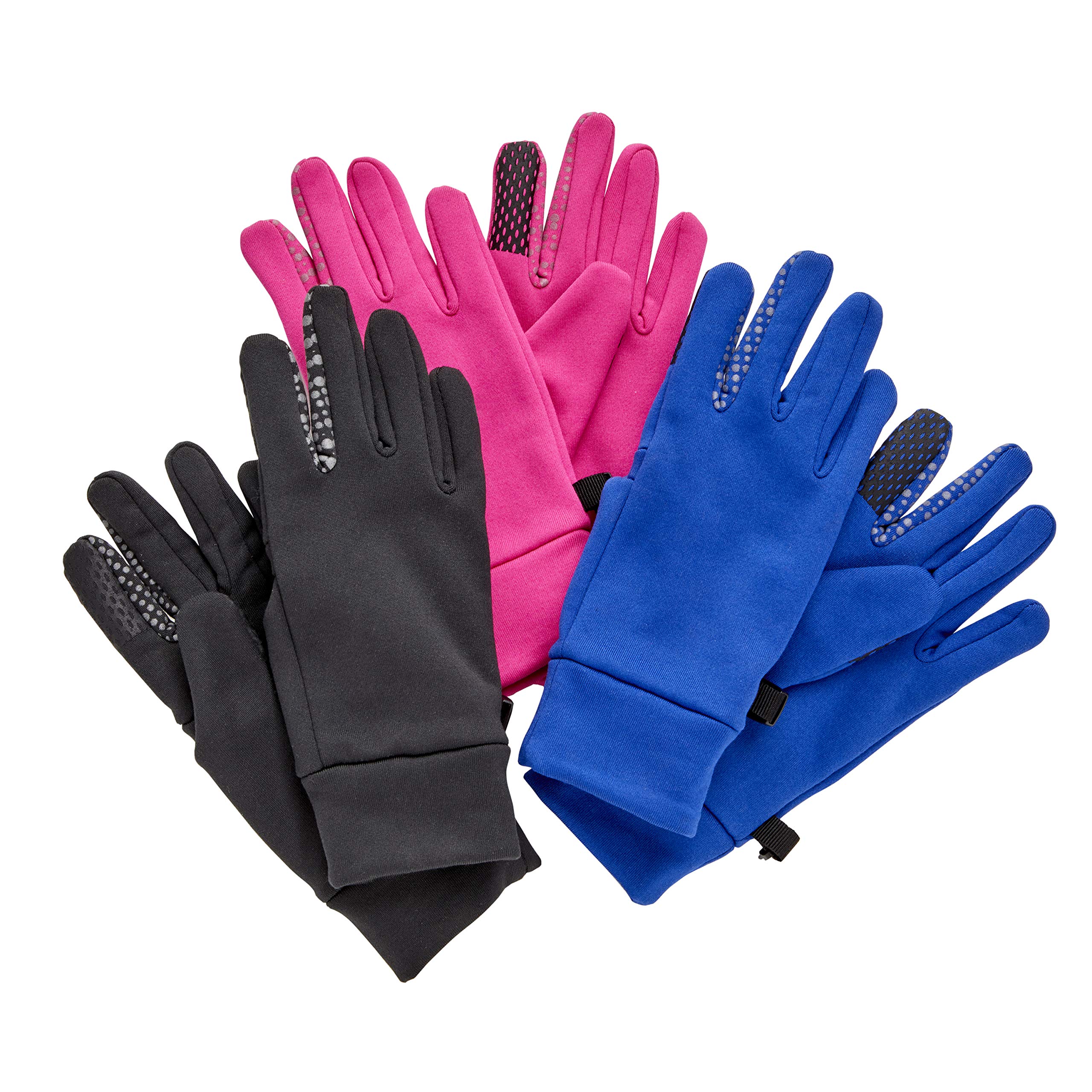 Kids Reflective Fleece Gloves - Warm Winter Gloves for Boys & Girls - High Visibility for Safety - Perfect for Outdoor Play, School & Sports