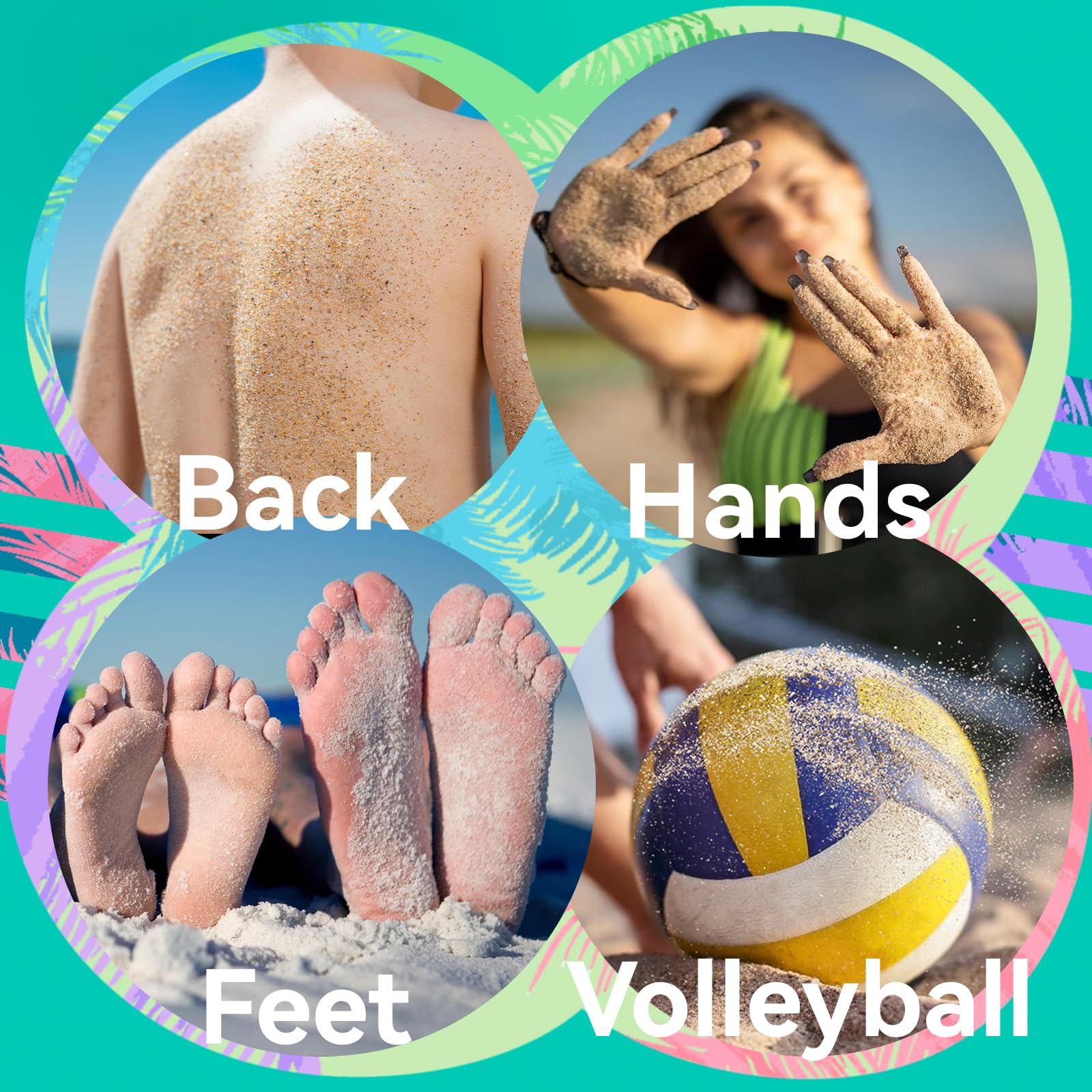 **Beach Sand Remover & Sand Eraser for Kids & Adults - Portable Sand Cleaning Brush for Women, Men - Summer Essentials for Beach, Pool & Outdoor Activities - Includes Sunscreen, Chair Cover, Towel, Blanket, Tote Bag & More (2Pcs)**    **Usage Scenarios:** Perfect for beach trips, poolside relaxation, camping, picnics, and outdoor adventures.