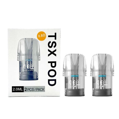 Aspire TSX Replacement Pods - Compatible with Aspire TSX Vape Kit - 2 Pack - Perfect for Vaping Enthusiasts - Ideal for On-the-Go Use and Smooth Vaping Experience