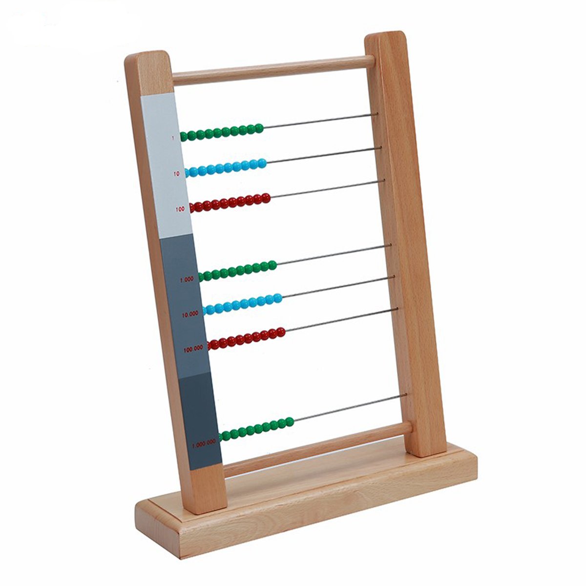 Thoth Montessori Wooden Large Bead Frame Abacus - Educational Math Toy for Preschool Learning, Early Childhood Development & Toddler Activities | Perfect for Homeschooling, Classroom Teaching & Montessori Math Practice