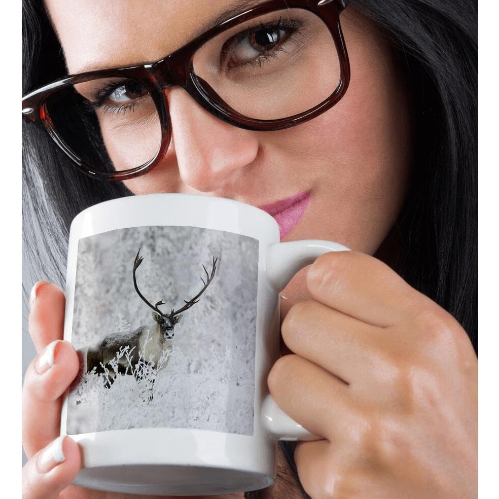 3D Rose Finger Mountain Ceramic Coffee Mug - 11 oz Insulated Travel Cup for Hot & Cold Drinks - Perfect for Home, Office, Camping & Outdoor Adventures