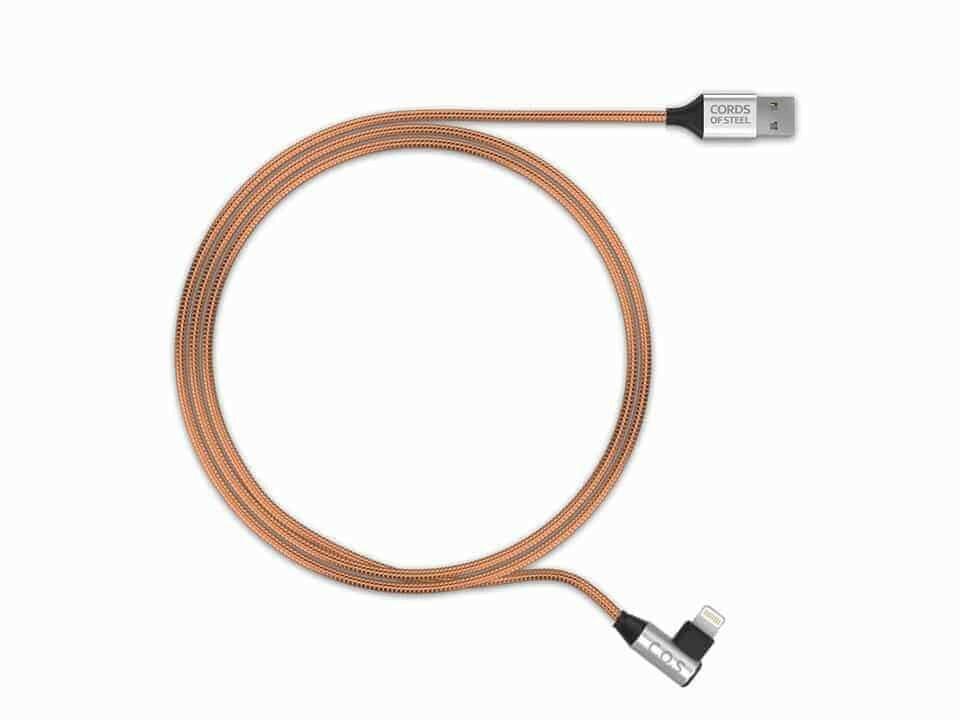 Premium Steel Rose Gold Type C Charging Cable - Fast Charging & Durable for iPhone, Android, Samsung - Perfect for Home, Office & Travel