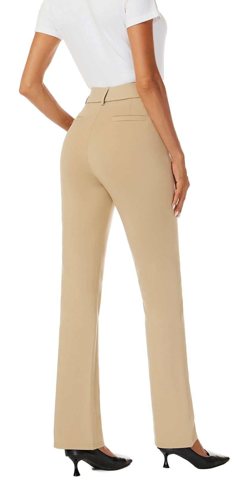 Women's Stretch Bootcut Dress Pants - Office & Casual Wear