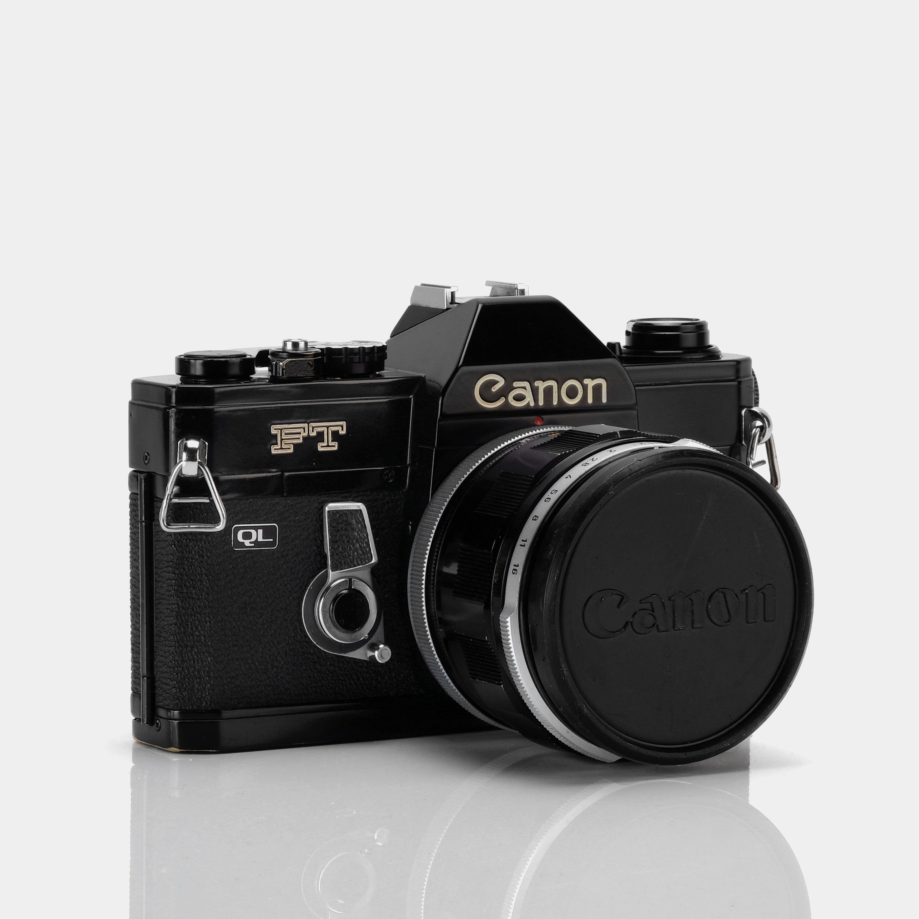 Canon FT QL Black 35mm SLR Film Camera - Vintage Classic Manual Focus Camera for Photography Enthusiasts & Collectors - Perfect for Street Photography, Travel & Film Projects