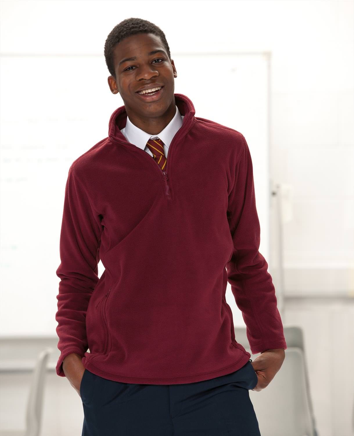 1/4 Zip Outdoor Fleece Jacket for Men & Women - Lightweight, Breathable & Warm - Perfect for Hiking, Camping & Casual Wear