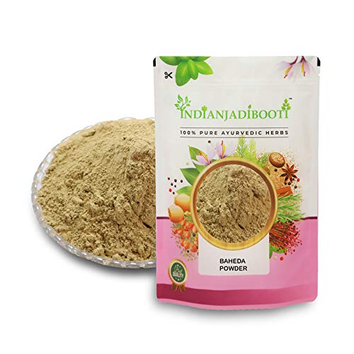 Organic Baheda Chilka Powder (Terminalia belerica) - 400g [14 Oz] - Ayurvedic Herbal Supplement for Digestive Health & Detox - Perfect for Tea, Smoothies & Natural Remedies