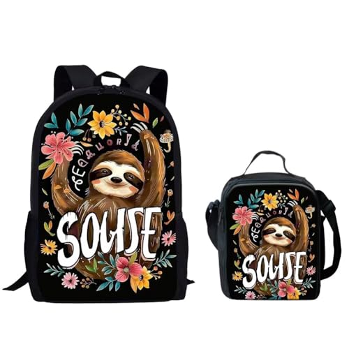 Funny Sloth Floral
